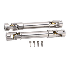 Steel Driveshaft for RC Vehicles, Exquisite Workmanship with Hardened Steel, Universal Joint Style for Increased Stability, Spline Coupling Design