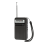 KK67 Handradio mit eingebautem Lautsprecher, SW/AM/FM, schwarz 1