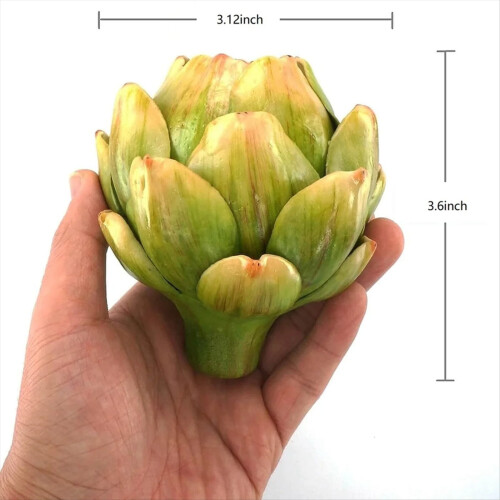 Sada 6 umělých artyčoků, 7 cm 2
