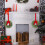 12-pack mini-kerstkransen van 30 cm met rode strik & 5