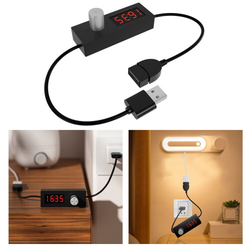 Ελαφρύ καλώδιο εναλλαγής χρονοδιακόπτη USB για προγραμματισμένη απενεργοποίηση 2