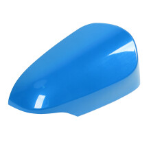 Blue ABS Side Mirror Cover for Right, Shockproof & Scratch Resistant