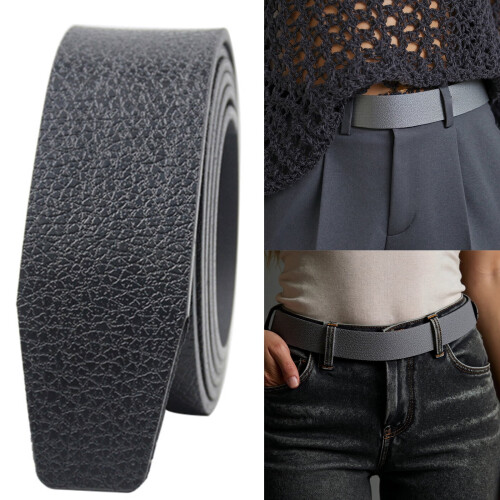 Cinto moderno sem fivela com comprimento ajustável, fácil de combinar e personalizar para diversas ocasiões e looks. 1