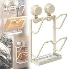 Panier de rangement mural suspendu en fil métallique pour cuisine, 2-3 compartiments