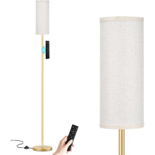 Moderne vloerlamp met afstandsbediening, 64 inch, 9 W