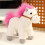 Cavalo de pelúcia, animal de pelúcia macio com pelo marrom, 30 cm (12 polegadas) 1
