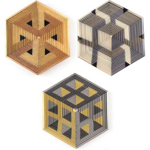 Hatszögletű csavarás illúziófókuszáló eszköz – 3D nyomtatott PLA