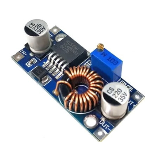 Hoogstroom 5A constante spanning/stroom step-down voedingsmodule LED-aansturing lithiumbatterij laadmodule