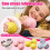 Knödelförmiges Squishy-Spielzeug, sensorisches Fidget-Set, 3er-Pack 1