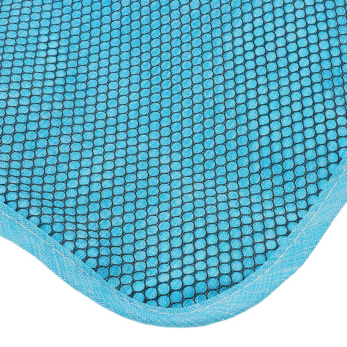 Mesh Stroller Storage Bag Sky-blue Linen Hanger Stacker for Outings 1Pack 2
