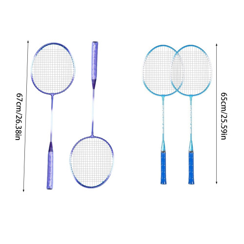Badminton Racket Set Lightweight Professional 2-Piece 2