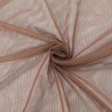 Tulle transparent marron en polyester, 2 yards, 63 pouces