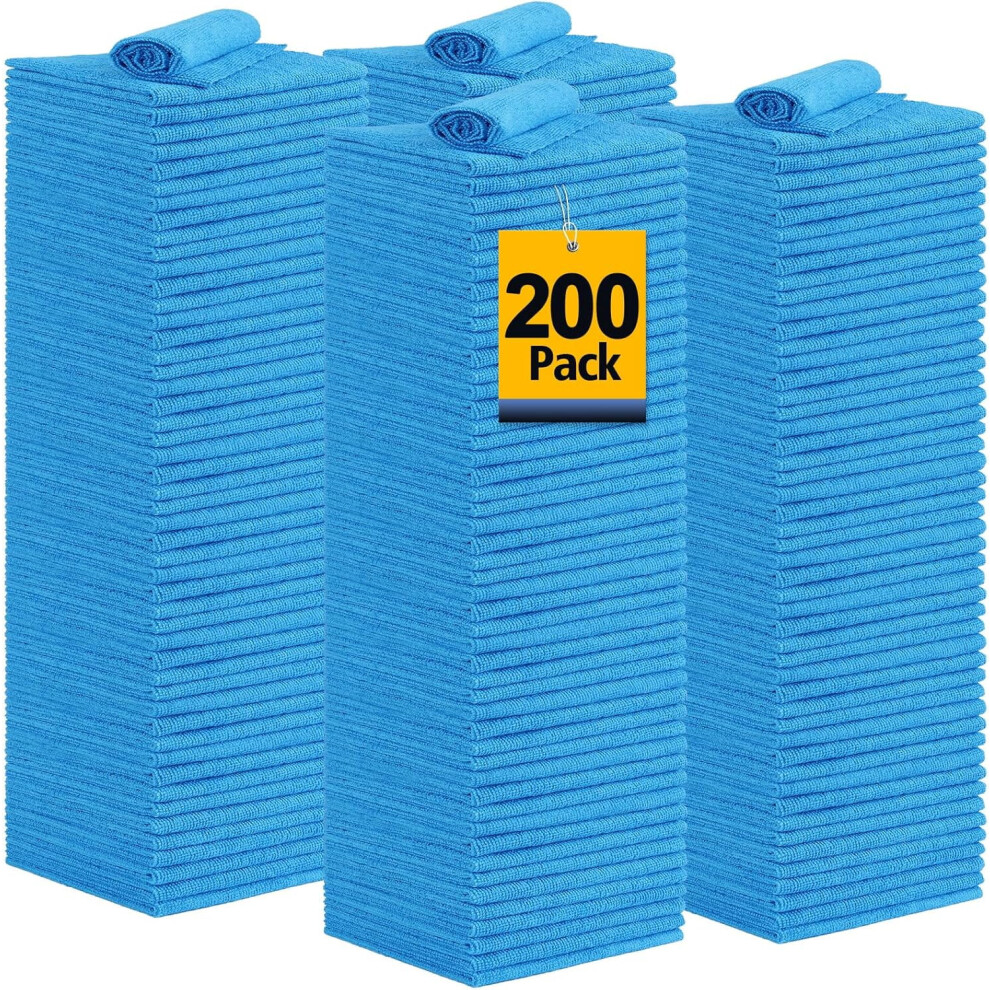 Microfiber Cleaning Cloths Lint-Free Reusable 50 Pack 971050214481