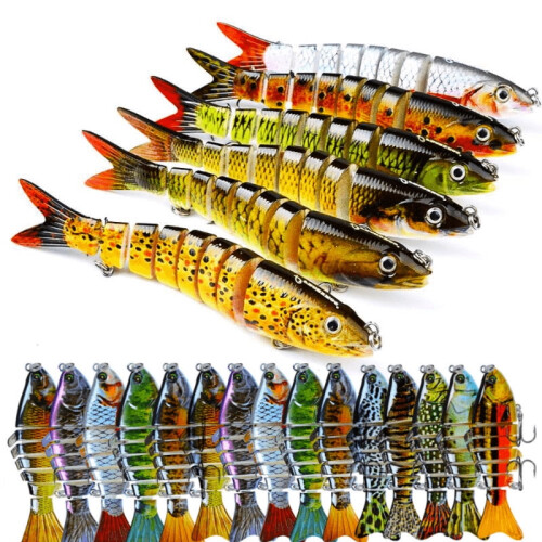 Isca artificial resistente de 2 peças com anzol, 20g/15cm, isca de pesca multisseção. 1