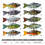 Isca artificial resistente de 2 peças com anzol, 20g/15cm, isca de pesca multisseção. 4