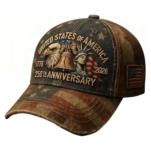 Casquette de baseball américaine Eagle 250e anniversaire