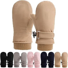 Kids Snow Gloves, Toddler Snow Gloves, Winter Cold Weather Windproof Warm Mittens For Boys Girls