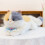 Gato de pelúcia realista estilo Ragdoll, cinza, 30 cm (12 polegadas) 1