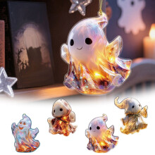 Set di decorazioni stagionali 2D per l'albero di Halloween