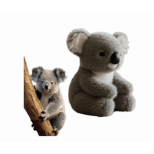 Koaly Plyslegetøj – Realistisk Koala, Vægtet & Ultrablød,
