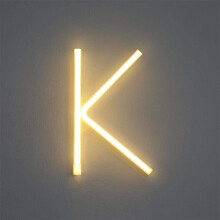 Letter Neon Lights, LED Neon Night Light Neon Lights Wall Decorative Night Light for Kids Bedroom Battery USB Operated Warm White
