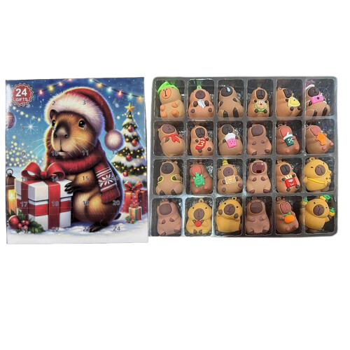 Calendrier de l'Avent Capybara – 24Mini Figurines