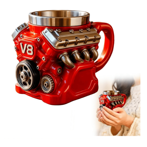 Κούπα καφέ V8Engine από ανοξείδωτο ατσάλι