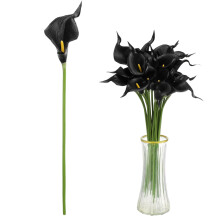 Fleur de lys calla artificielle, pétales en PU, 1 pièce