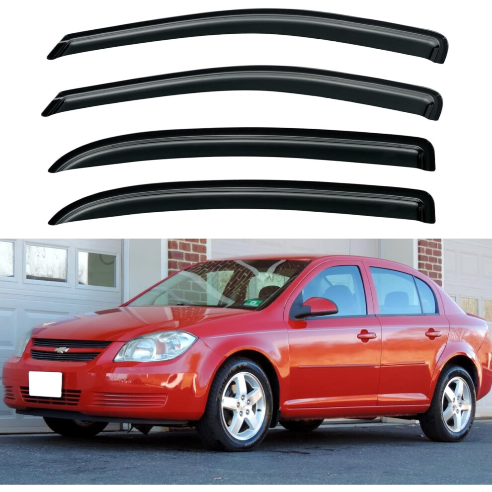 Window Visors For 2005Â2010 Chevy Out-Channel Wind Cobalt 908436139755
