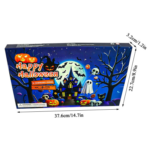 Ημερολόγιο Halloween με 24 παιχνίδια έκπληξης και χαριτωμένες συλλεκτικές φιγούρες – 1
