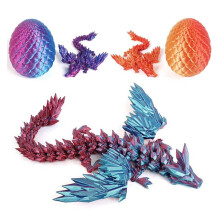 Krystaldragefigur 22 cm justerbare vinger 1 stk.