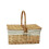 Picnic Basket, Handwoven Willow Easter Basket Empty Rectangular Rattan Serving Tray Container for Bread Food Egg Candy Style B 12 inch 2