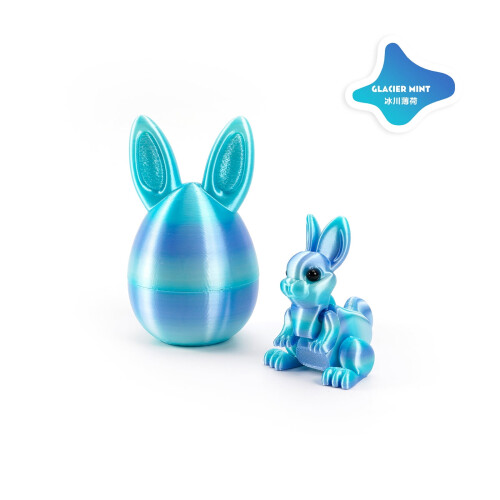 Påskekanin-egg fidget-leke 3D-printet 1 stk