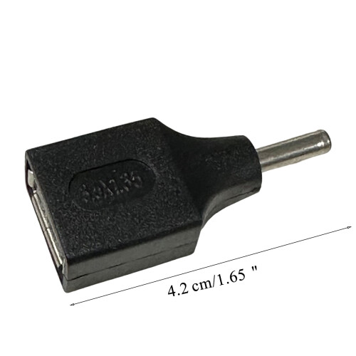 Προσαρμογέας USB A θηλυκό σε πρίζα ρεύματος με πολλαπλούς κυλίνδρους 1