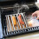 JMKQLZ Ράφι για Hot Dog για BBQ Grill – Ανοξείδωτη σχάρα για λουκάνικα και καλαμπόκι, 4