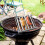 JMKQLZ Ράφι για Hot Dog για BBQ Grill – Ανοξείδωτη σχάρα για λουκάνικα και καλαμπόκι, 5