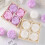 Conjunto de velas aromáticas de cera de soja com peônia e rosa 4