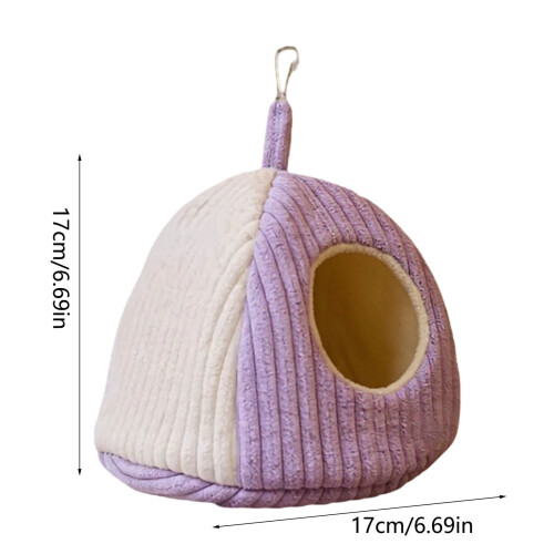 Vogelkuschelhütte, Winternest aus Baumwolle, 1 Stück, 17 cm 2