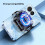 Semiconductor Phone Cooler with RGB Lights – Ultra-Quiet 24dB, Type-C Powered, Compatible with iPhone/Android 5