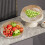 Skull Snack Tray with Detachable Drainer, Plastic, 15.2 cm 4