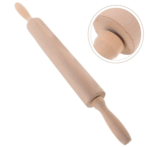 Mattarello in legno per preparare tortillas, 1 pezzo 2