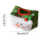 Kersttissueboxhoes rood groen kerstman pluche 3