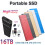 Draagbare SSD Type-C externe mobiele solid-state drive 6