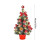 LED mini kunstig juletre bordplate 15,7 tommer 4