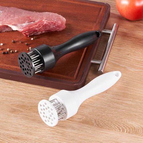 Stainless Steel Meat Tenderizer Needle with Sharp Tip, Auto-Rebound & Non-Slip Handle – Compatible with Sharp Needle Tip 1