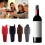 Silikon-Weinstopfen – Schwarz, Rot, Braun, Grau, 4er-Pack 3