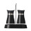 Salt and Pepper Shakers Set with Holder 2 pcs 2