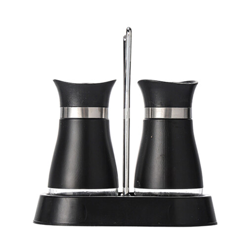 Salt and Pepper Shakers Set with Holder 2 pcs 1