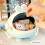 Cute rabbit storage box, dustproof with lid, large-caliber design. 4