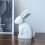 Easter Wooden Rabbit Figurine Home Decor 1PC 3